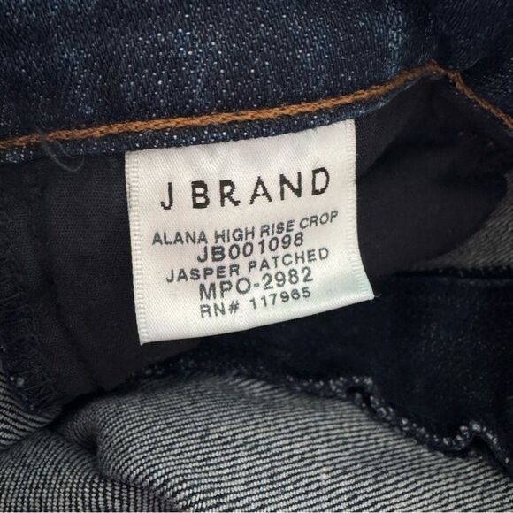 NWT J Brand Alana Jasper Patched Crop Skinny Jeans Size 28 - Picture 11 of 11